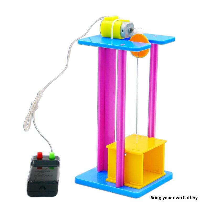 

Stem Образовательный Научный Эксперимент Лифт Комплект С DIY Электрическим Подъемником Для Учеников Средней Школы