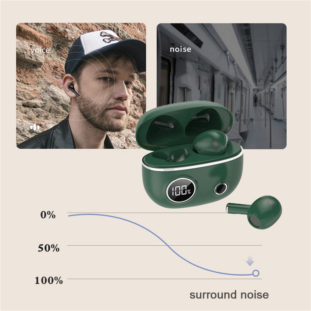 Wireless Earbud Bluetooth-compatible 5.0 Waterproof Portable Dynamic 300mAh 13mm 10m Earphone Music Listening Gaming Headset
