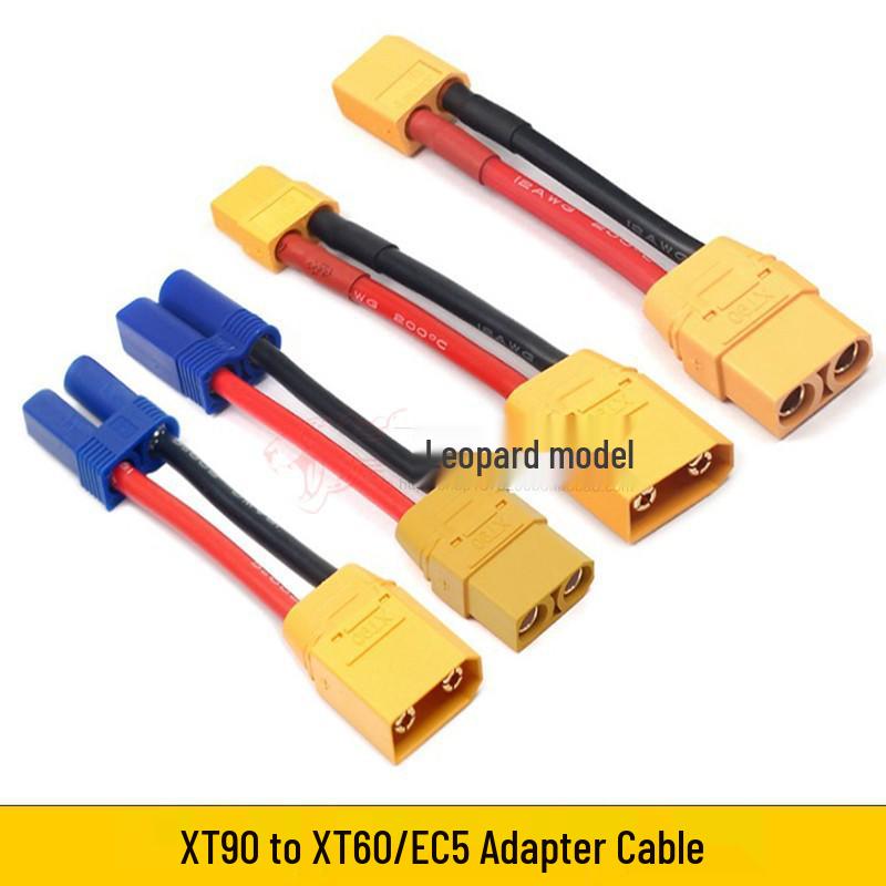 XT60 To XT90 Plug EC5 Silicone Wire Model Aircraft Car ESC Battery Adapter