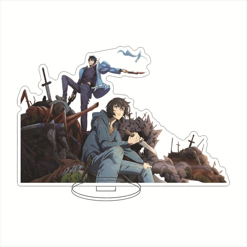 Anime Solo Leveling Korean Peripherals Full Acrylic Stand Figure Collectible Desk Ornaments Creative Birthday Gift For Friends