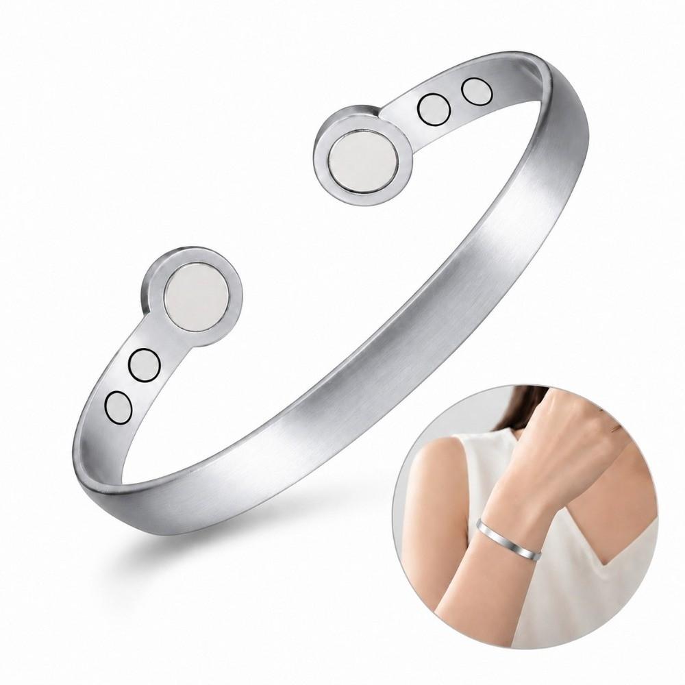 Comfortable To Wear Magnetic Energy Wristband Retro Vintage Style Bracelet Ring Daily Use