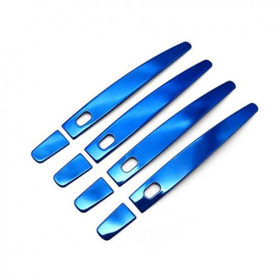 For 2018- Chevrolet Equinox Blue Steel Car Outside Door Handle Cover Trim