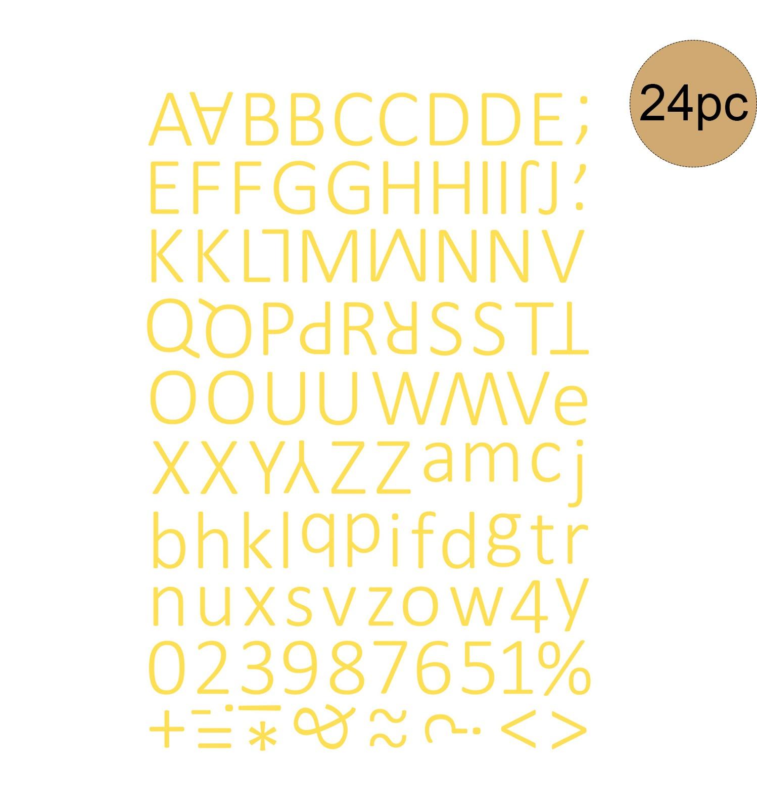 

24 PC Персоналізована мультиплікаційна гра DIY Скейтборд Багажна наклейка Водонепроникна One Size жовтий