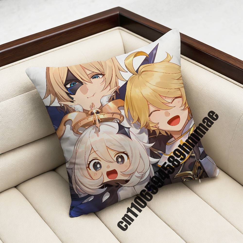 For Dainsleif Genshin Impact Throw Pillow Case Sham 45X45Cm 40X40Cm Square Car Pillowcase Pad Cushion Cover