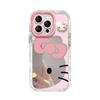 Hello Kitty Protective Case With Mirror Surface And Anti Fall Durable Acrylic For Kids And Teens