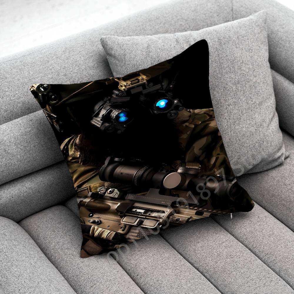 C-CSGO C-CS GO Throw Pillow Case For 45x45cm 40x40cm 55x55cm 50x50cm 30x30cm Square Car Pillowcase Shell
