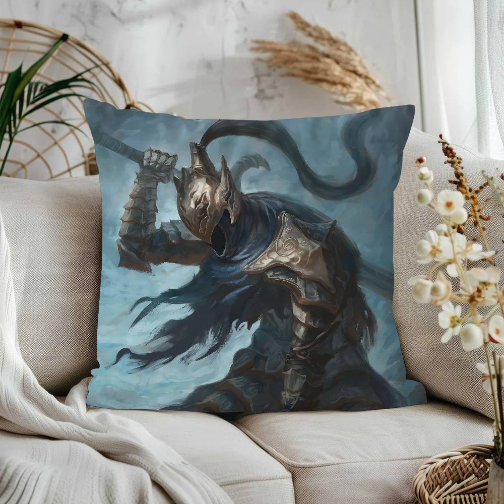 

Dark Souls Game 45*45cm Cushion Cover Pillow Cover Decor Pillowcase Home Pillowcase For Couch Pillow 16x16Inch