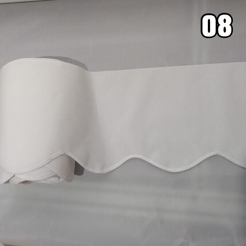 Tendalino Ondulato Impermeabile Tenda Parasole Tenda da Patio Sostituzione Banner Negozio Telo Tenda Parasole Durevole Strisce Grigio Beige