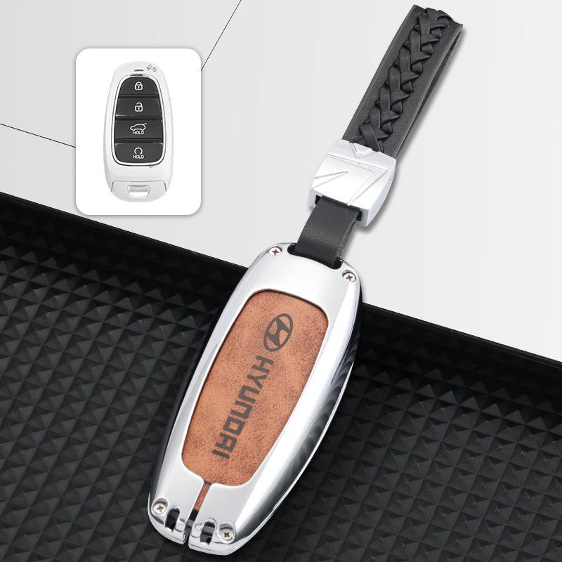 Leather Key Case for 2021 Hyundai Tucson L - Fits 2020-2021 Models