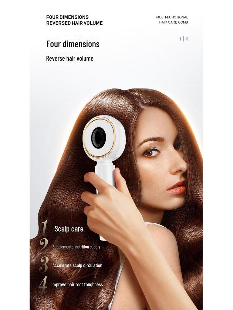 Red Light Scalp Massager & Hair Growth Comb with Essence Applicator for Anti-Hair Loss