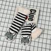 Fuzzy Thermal Socks Women Winter Funny Cat Dog Sloth Cute Kawaii Non Slip Cartoon Sleeping Soft Comfy Female Floor Slippers Sock