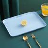 Tea Tray Living Room Cup Tea Cup Tray Household Rectangular Water Cup Tea Cup Tray Fruit Tray Nordic Plastic
