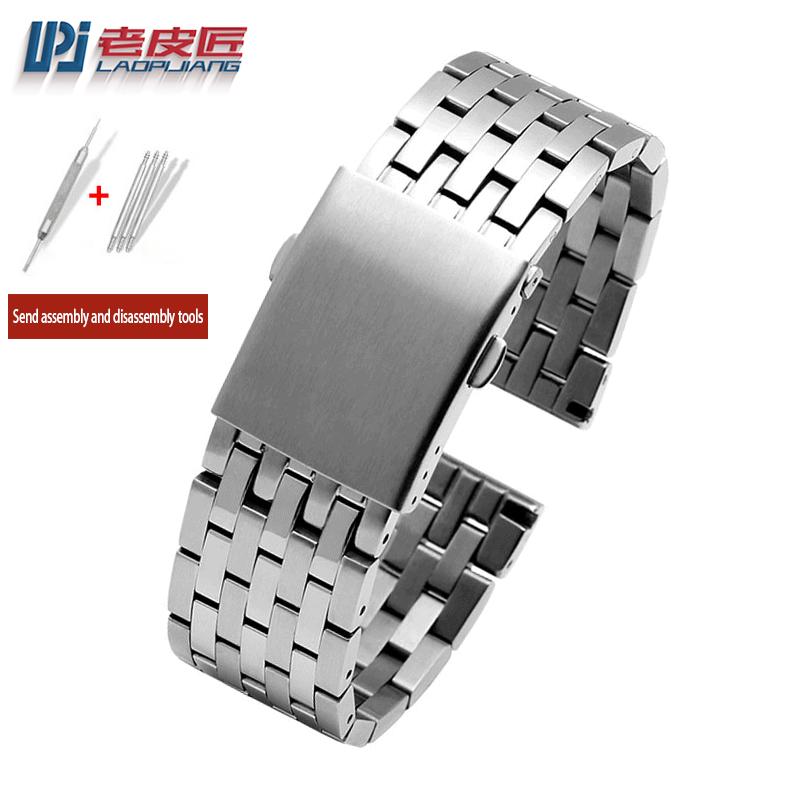 Bracelet de montre en acier inoxydable 24 26 27 28 30 mm pour D-iesel pour DZ4316 DZ7395 DZ7305 P-anerai bracelet de montre homme Fixation de table