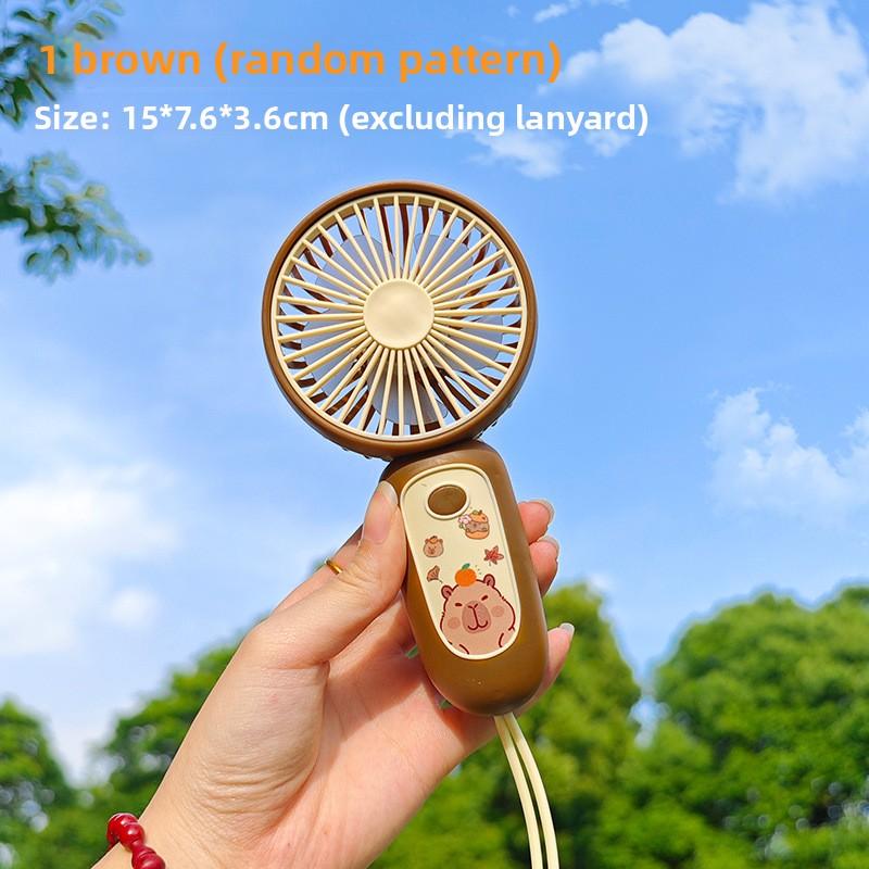 

USB Charging Model Summer Hair Dryer Student Dormitory Office Work Outdoor Mountain Climbing Portable Handheld Fan handheld 1PC коричневый