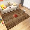 Fußballplatz Spielbereich Teppich Fußballrand Teppich Dekorative Waschbare Bodenmatte für Kinderspielbereich & Spielzimmer