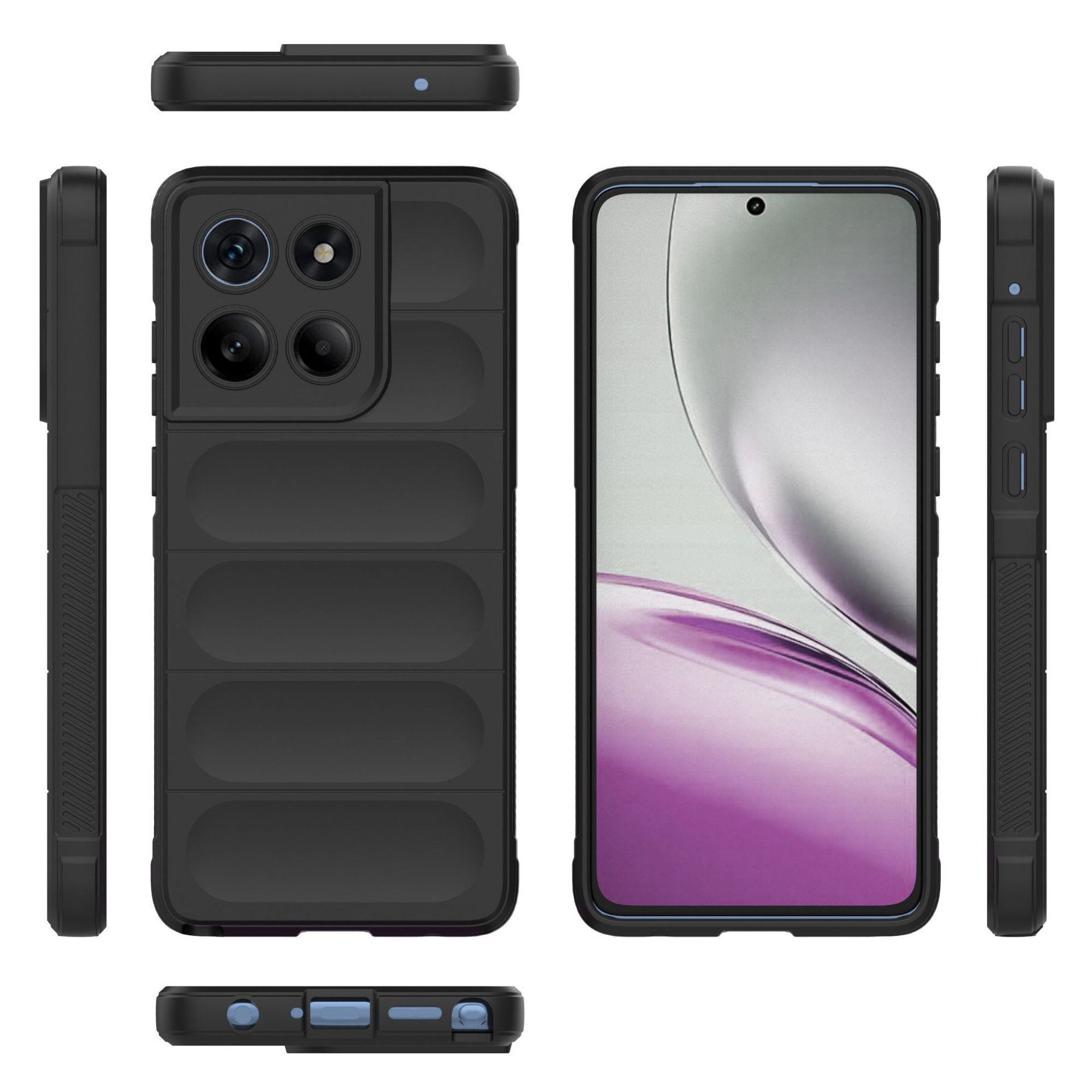 

Motorola Moto Edge 60 Stylus Phone Case,Soft TPU Shockproof Phone Cover for Motorola Moto Edge 60 Stylus чёрный