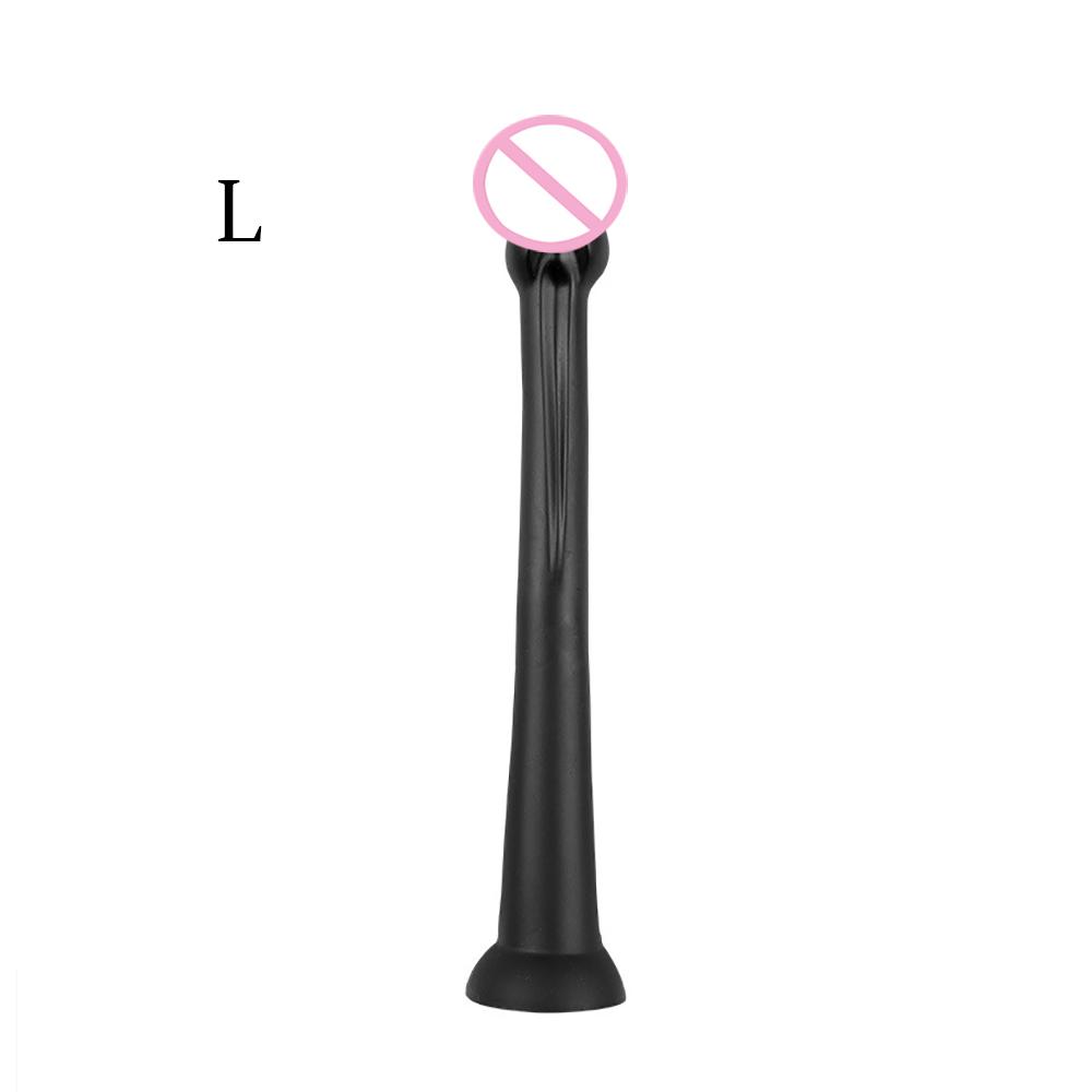 Long Butt Plug Liquid Silicone Anal Plug Big Dildos Stimulate Anus Suction Cup Soft Anal Dilator Penis Sex Toy Dick Sex Products