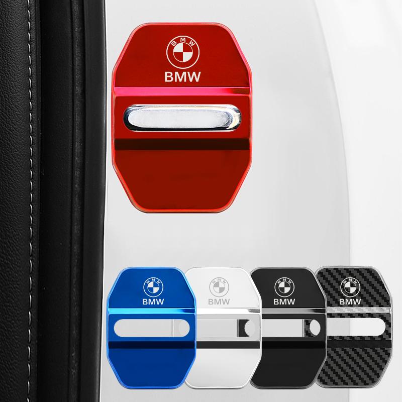 NEOW3 4PCS Car Door Lock Buckle cover protector Buckle case For BMW E90 E92 E93 F10 M5 E63 E64 POWER X1 X3 X5 X6 G20 G30 Accessories