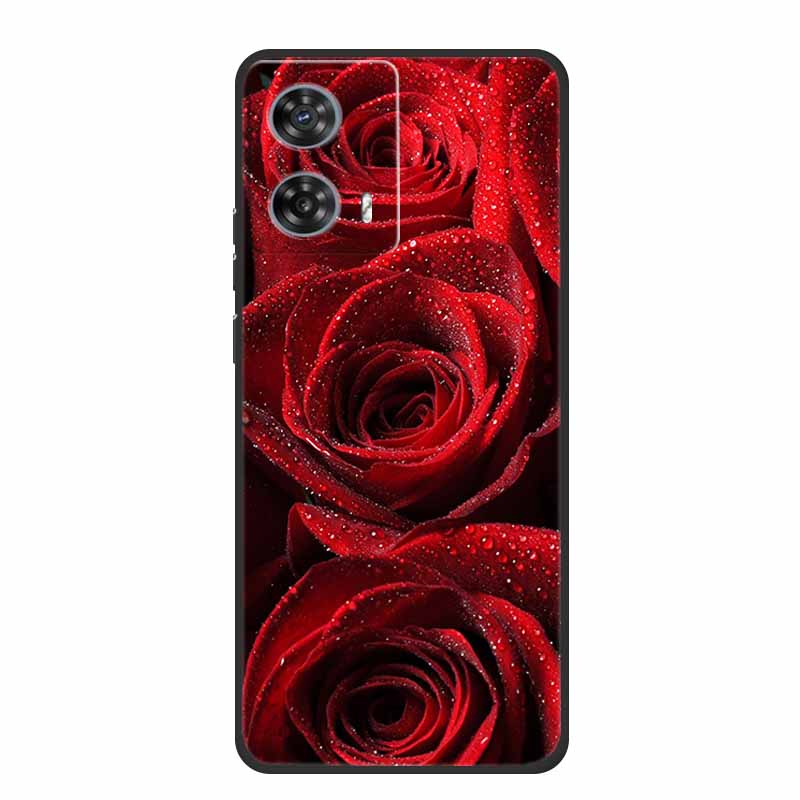 Phone Case For Motorola Edge 50 Fusion Back Cover Case Black Silicone Soft Coque For Moto Edge 50 Fusion Case 6.7" Funda Shell