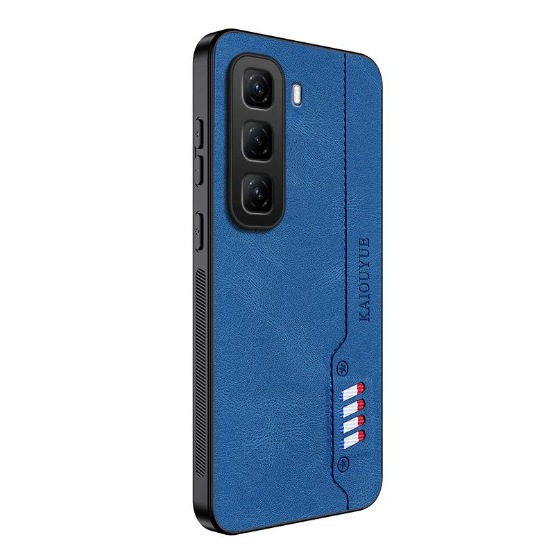 For Infinix Hot 50 Pro 4G Skin Feel Leather Phone Case Soft Back Cover Funda For Infinix Hot 50 Pro Protector