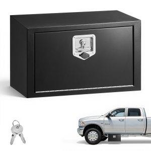 VEVOR Underbody Truck Tool Box, 609 x 305 x 356 mm Heavy Duty Steel Trailer Storage Box with Lock & Keys
