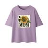 Heat Transfer Decals Mom Sunflower Clothes Stickers Hoodies Diy Heat Press Appliqued Thermal Patches Clothing Easy Print