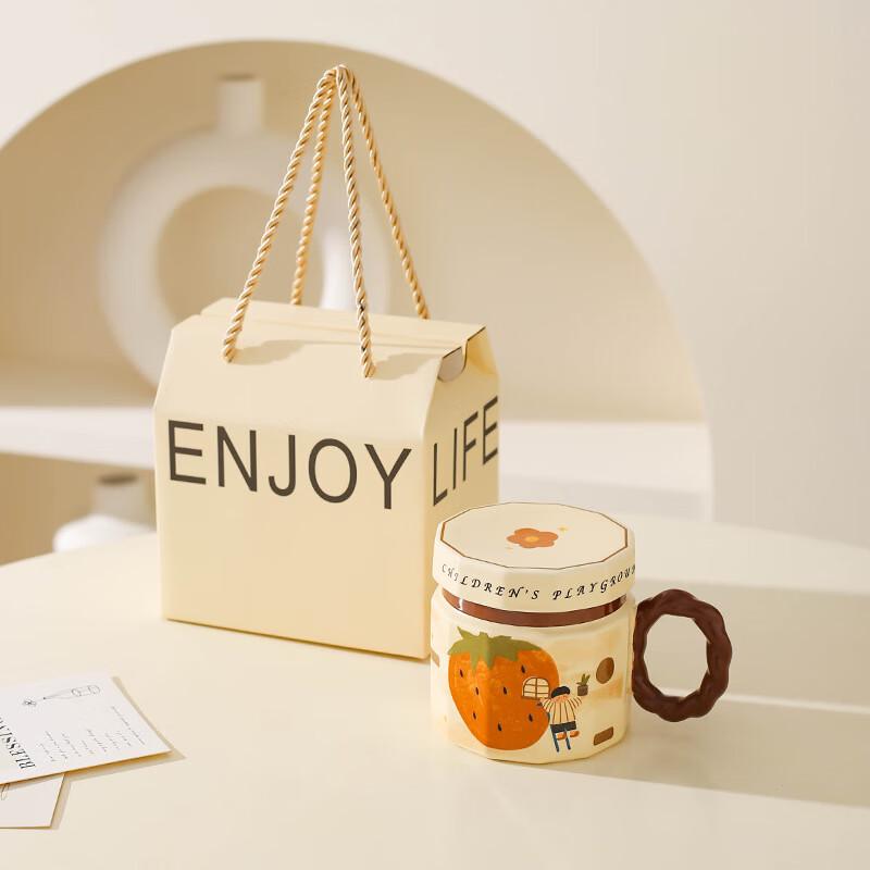 Strawberry Boy Ceramic Coffee Mug