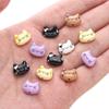 [12X9mm] 1pc Alloy Cat Beads Color Cute Kitten Beads Accessories DIY Jewelry Accessories