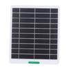 5W Solar Panel Charger Solar Charger with Type C Port for Security Camera Doorbell Outdoor Indoor Use White