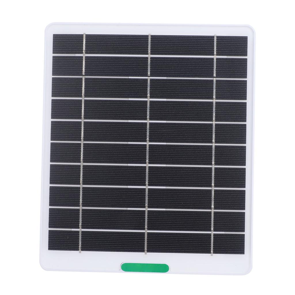 5W Solar Panel Charger Solar Charger with Type C Port for Security Camera Doorbell Outdoor Indoor Use White