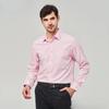 Camisa de Vestir Lisa de Manga Larga Resistente a las Arrugas para Hombre