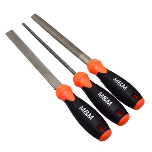Takagi M&M Metalworking Files, 150mm, Set of 3