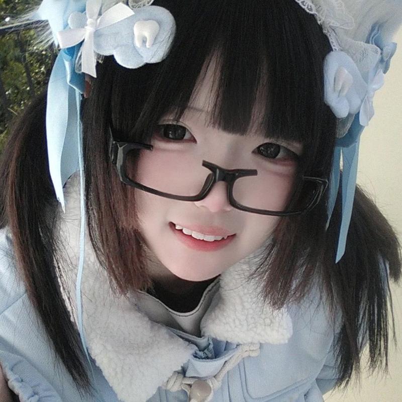 Y2K Crying Tears Half Frame Glasses For Men Women Spice Girl Anime Cosplay Hip Hop Funny Retro Eyeglass Subculture Accessory