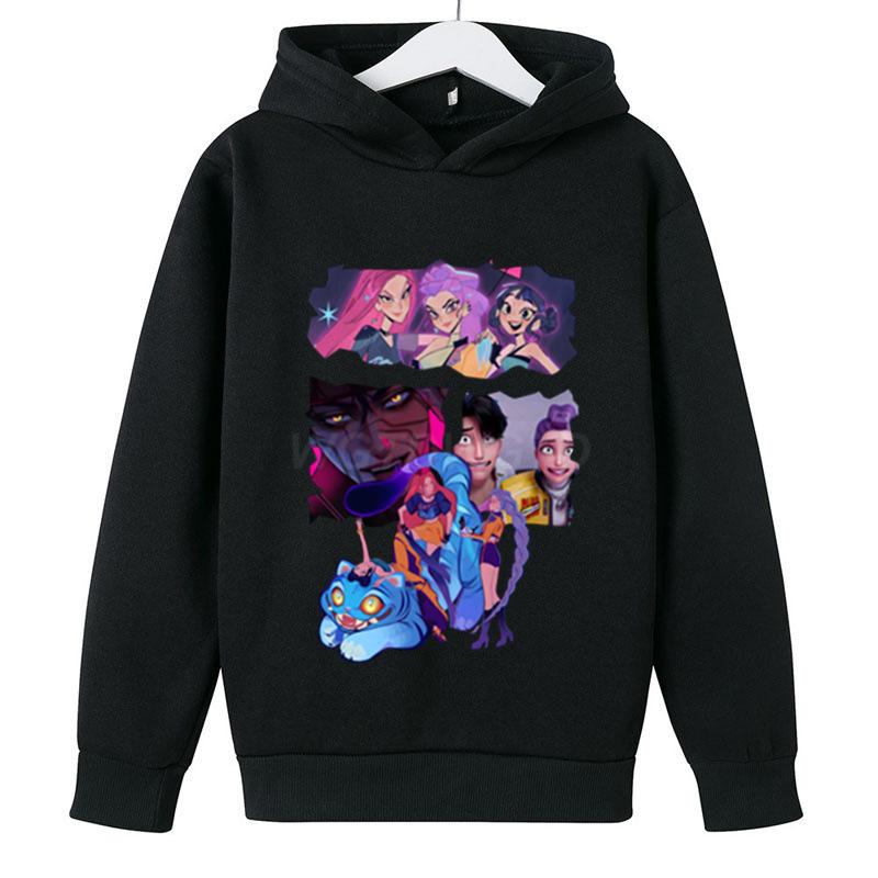 Kinder Unisex Hoodies & Sweatshirts KPop Dämonenjäger Mode Kinder Hoodie Lässiger Hoodie