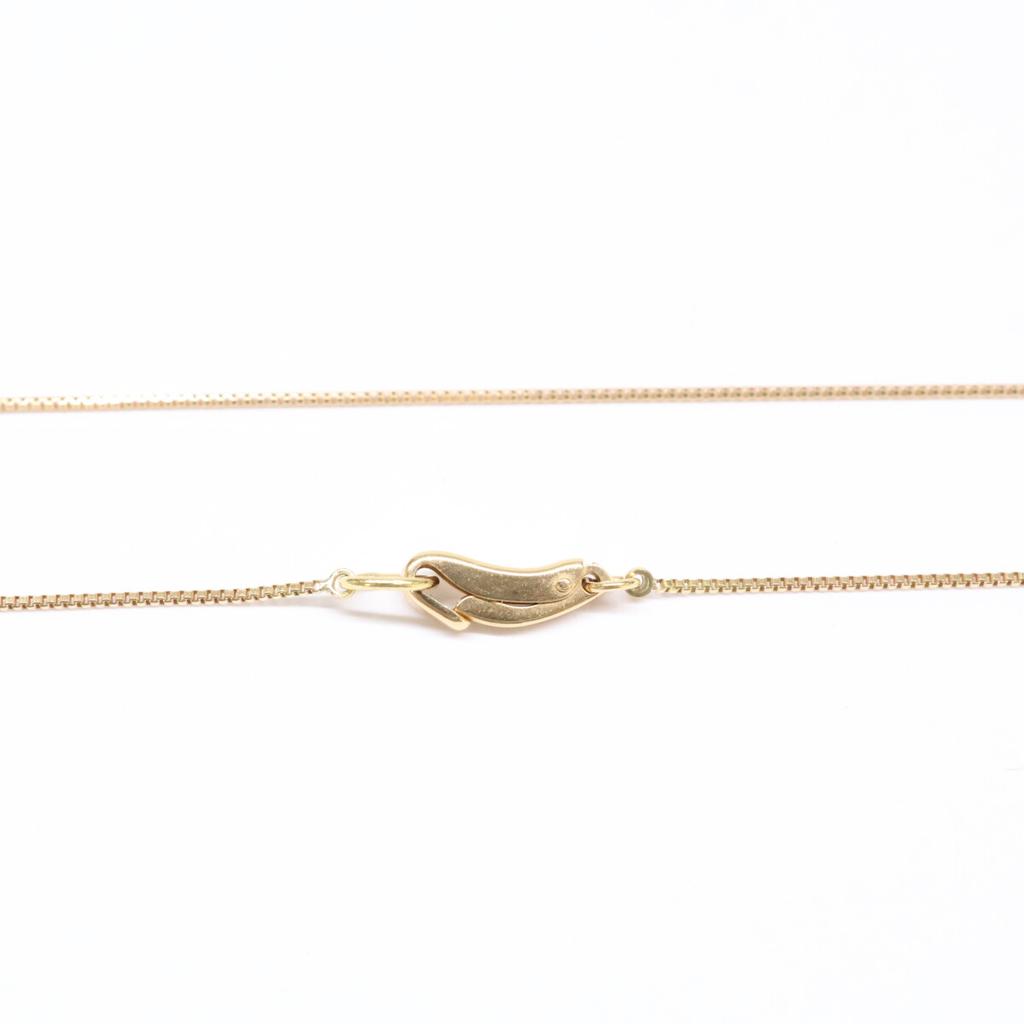 GIGI [Beautiful Condition] K18 Long Chain Necklace Yellow GoldUsed