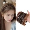 Wig Headband Anti-Slip Tooth Design Fluffy Fishbone Braid Texture Hair Hoop