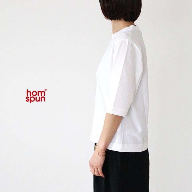 homspun Sleeve Jersey 6370 Women's 6/4 T-Shirt (Sashimi) (JP, Alphabet, S, Sashimi)