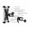 Anti Drop Mobile Phone Bracket 360 Degrees  Rotatable Phone Holder for Motorbike Bike