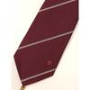 Daks Silk Blend Regimental Wine Tie Dmg1acf1239r1
