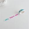 5m Washi Tape Korean Ins Style Cartoon Dog  Face English Letters Decorative Paper Tape Removable for Journaling