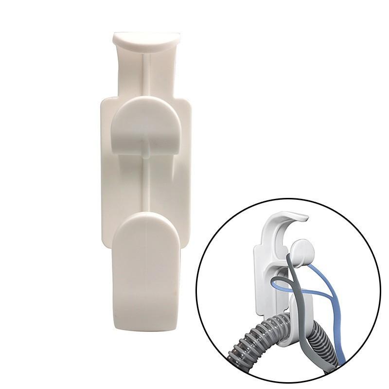 Hook Ventilator Pipeline Hanger Bracket, Mask Head with Adhesive Hook, Wall-mounted Seamless, No Need for Drilling, Storage Hanger