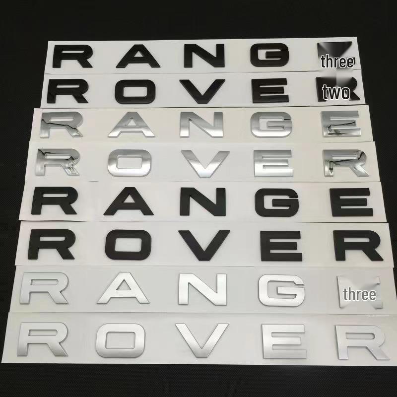 Land Rover Range Rover Evoque Executive Sport Front & Rear Letter Stickers