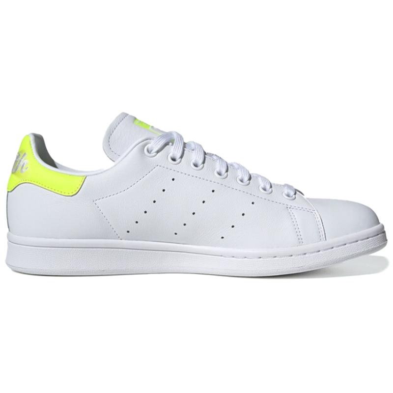 Adidas Stan Smith White Neon Yellow Sneakers EE5820