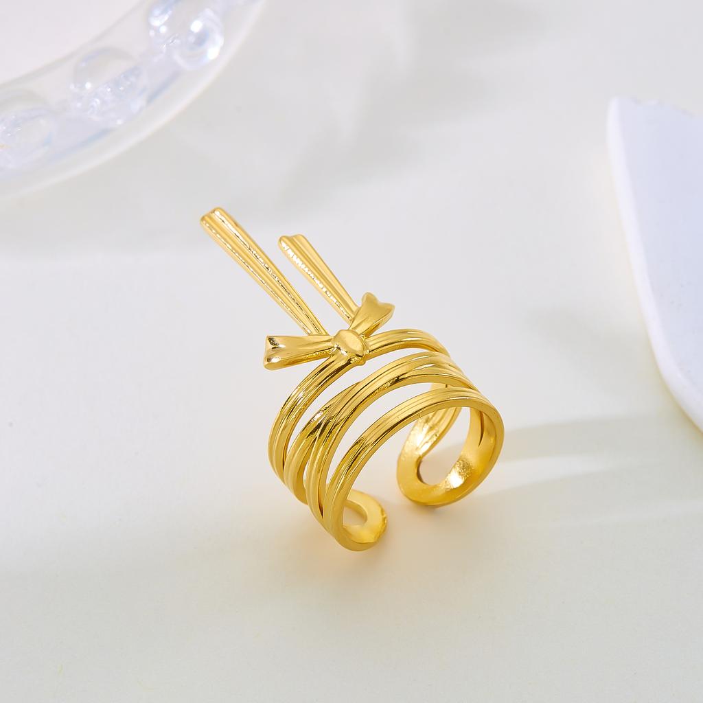 Stainless Steel Shell Rings For Women Vintage Gold Color Starfish Conch Adjustable Finger Ring Summer Ocean Beach Party Jewelry