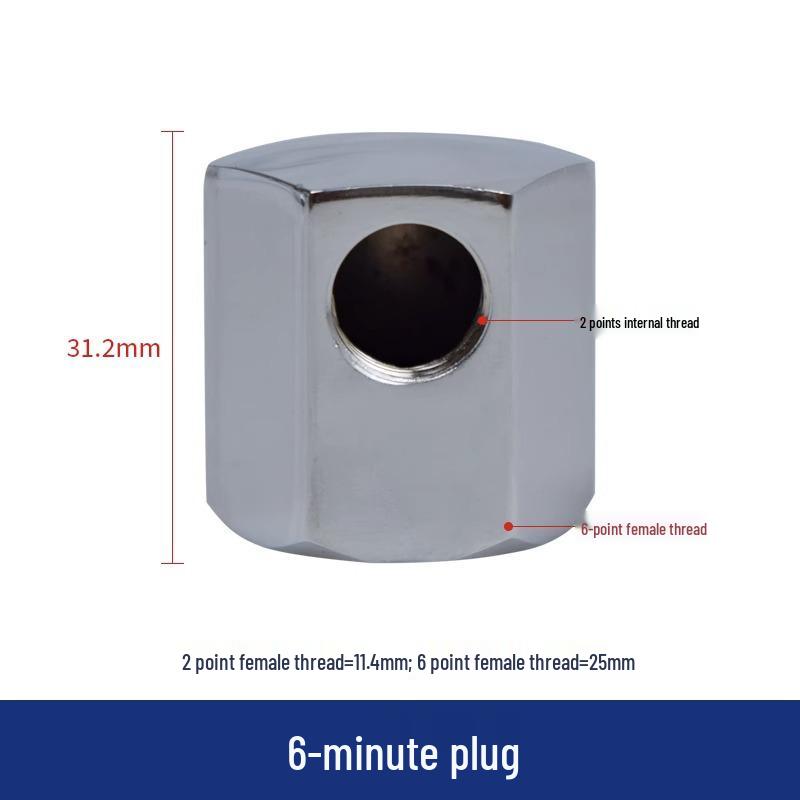 4–Way Inlet Tee Ball Valve 3-Way Pure Water Machine All-Copper Switch Valve