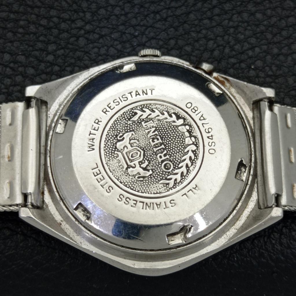 VINTAGE ORIENT AUTOMATIC 48741 JAPAN MENS WHITE COLOR DIAL WATCH a500732-5 R154-a500732