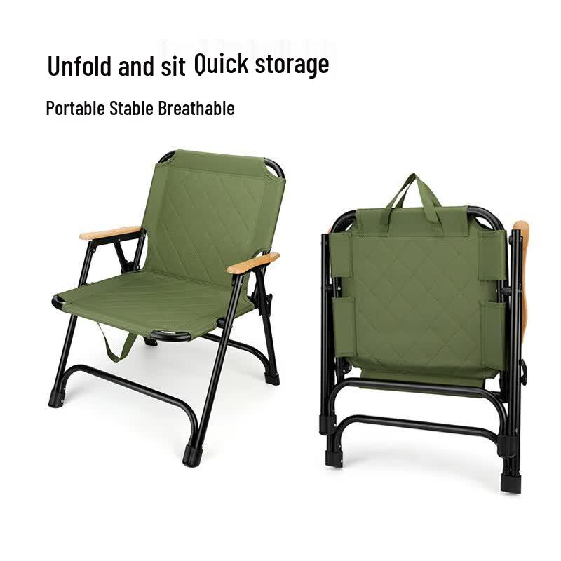 OIMG Thickened Kermit Outdoor Folding Chair