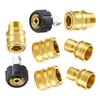 M MINGLE Ultimate Pressure Washer Adapter Set, Quick Disconnect Kit, M22 Swivel To 3/8 Inch Quick Connect, 3/4 Inch To Quick Release, 8 Pack