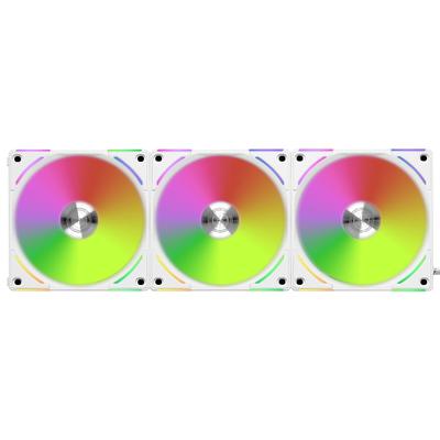 LIANLI Connected Case Fan UNI FAN AL120 V2 Wit 3-Pack Daisy Chain Verbinding Compatibel met 28mm Dikte Japans Geautoriseerde Distributeur Product