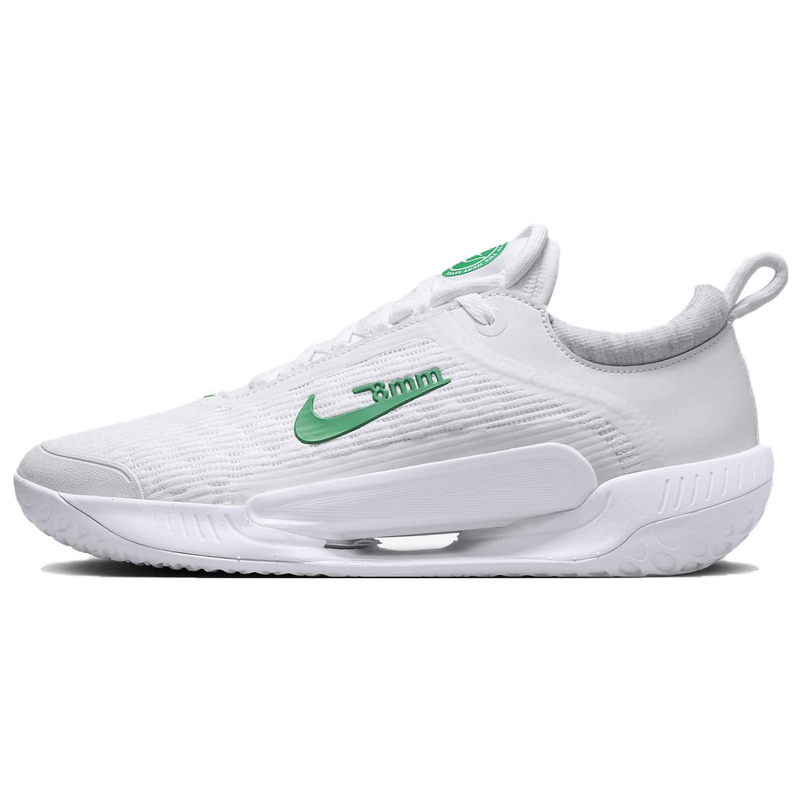 

new Nike Court Air Zoom Nxt White Kelly Green 42